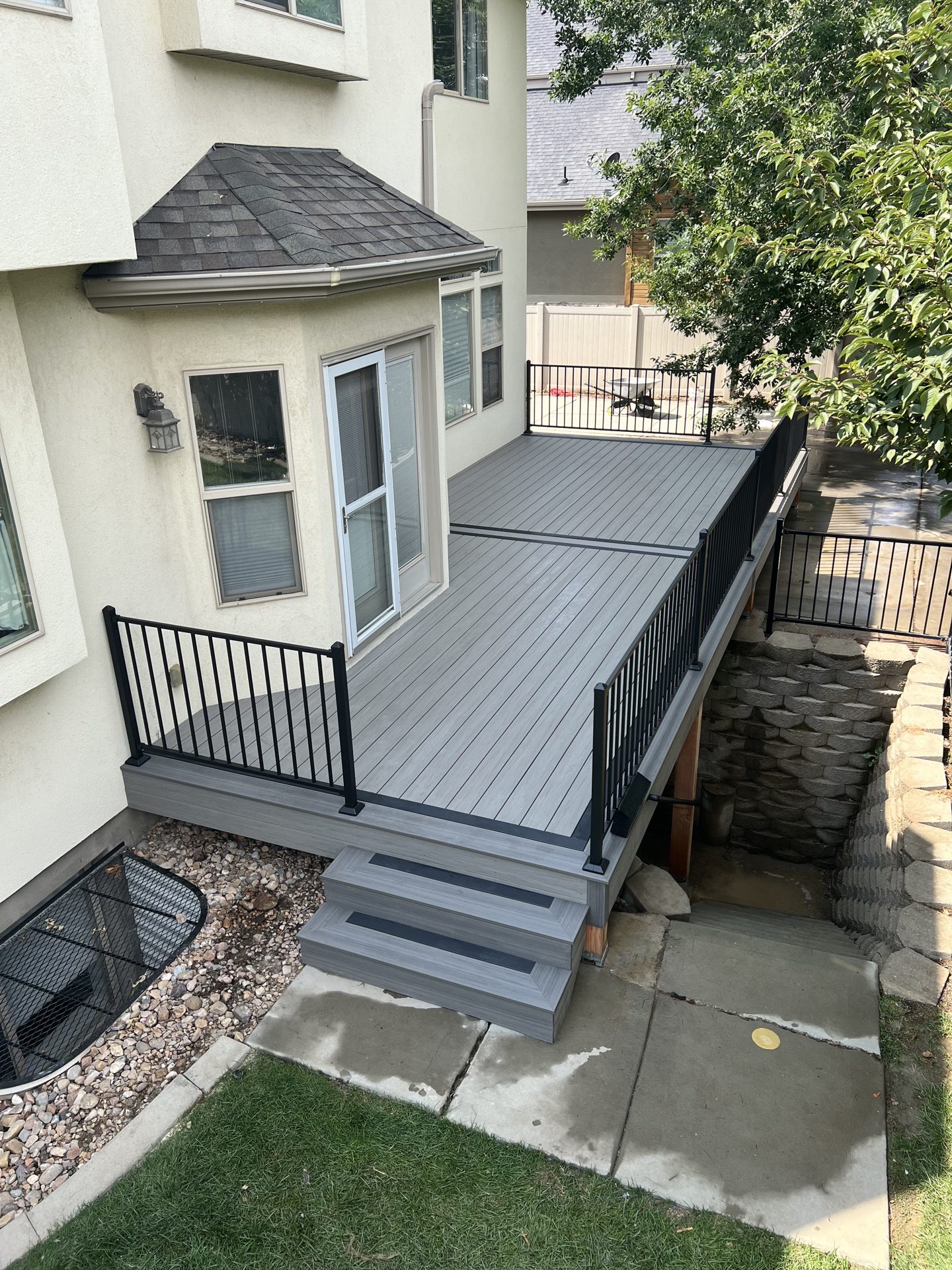 Custom deck built by Z-Bolt Decks in Utah County — project 5