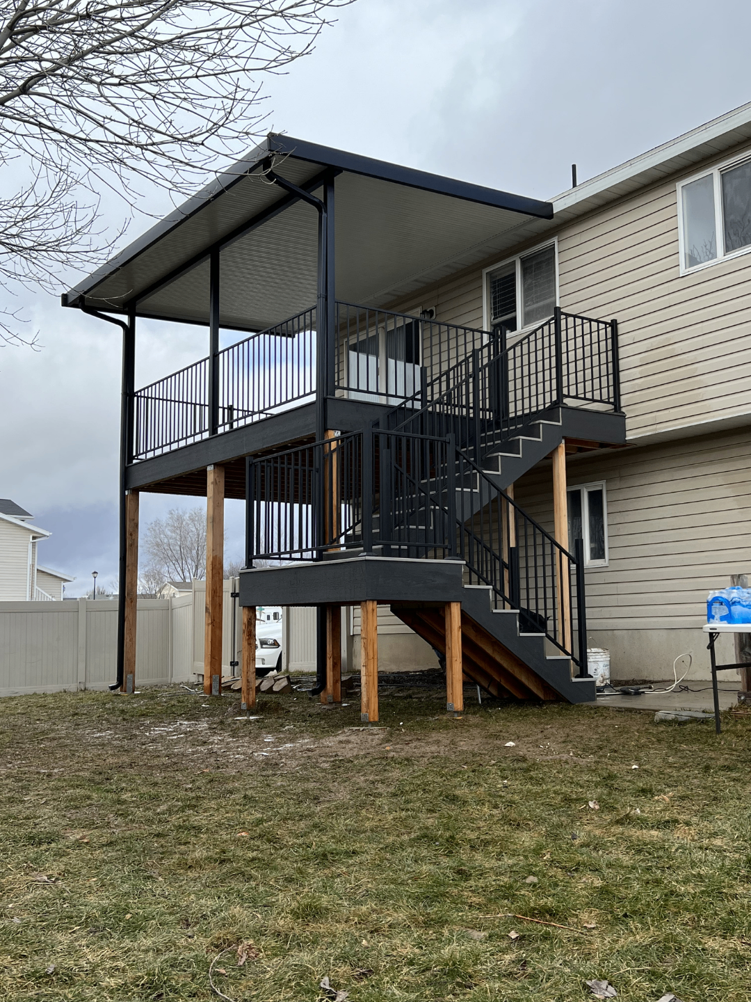 Awnings deck by ZBolt Decks — photo from Awning Project