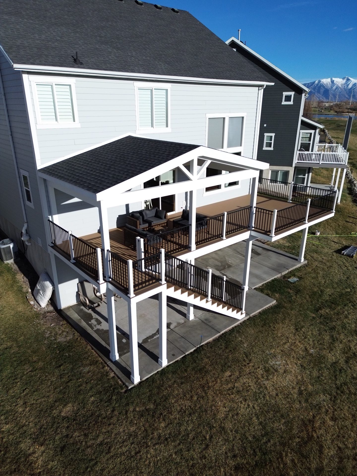 Custom Decks project by Z-Bolt Decks in Utah County