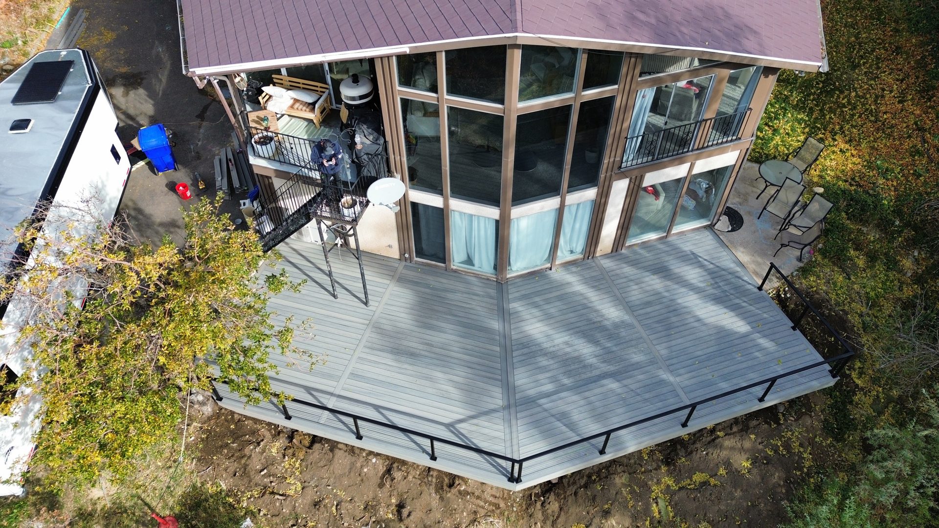 Custom deck built by Z-Bolt Decks in Utah County — project 1